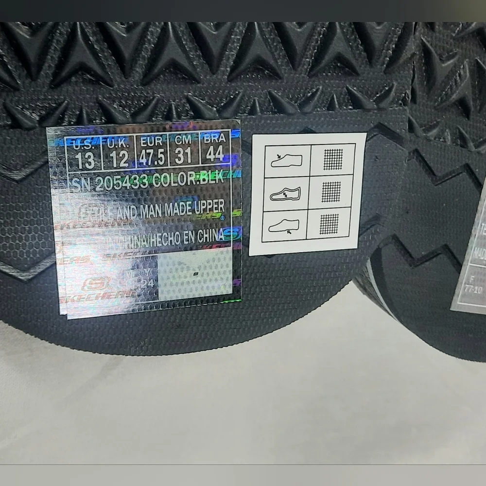 Skechers Tantric Rafe Mens Thong Sandals Size 13 Relaxed Fit Comfort Black NEW